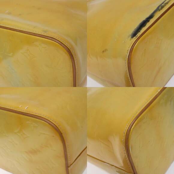 LOUIS VUITTON Monogram Vernis Houston Hand Bag Gris M91053 - Picture 10 of 13